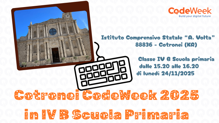 Cotronei Codeweek 2025 in IV B Scuola primaria